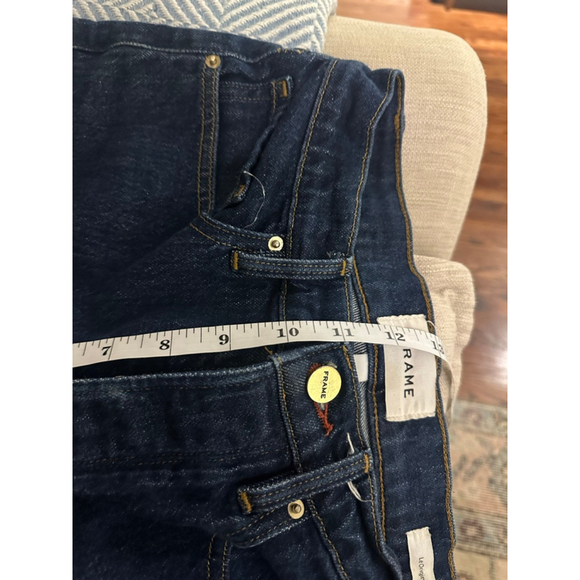 Women's FRAME Blue Le Original Straight Leg Jeans Size 27 - Picture 9 of 12